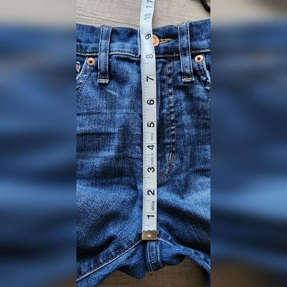 J.Crew Denim 25P Petite Mid-Rise Cigarette Jeans Blue Stretch Cotton Blend - Picture 7 of 8